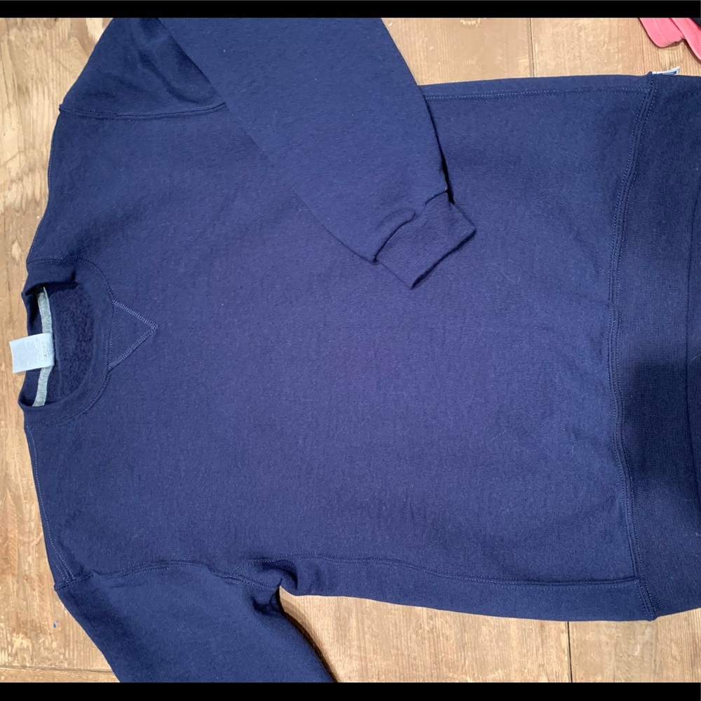 Navy blue crew neck